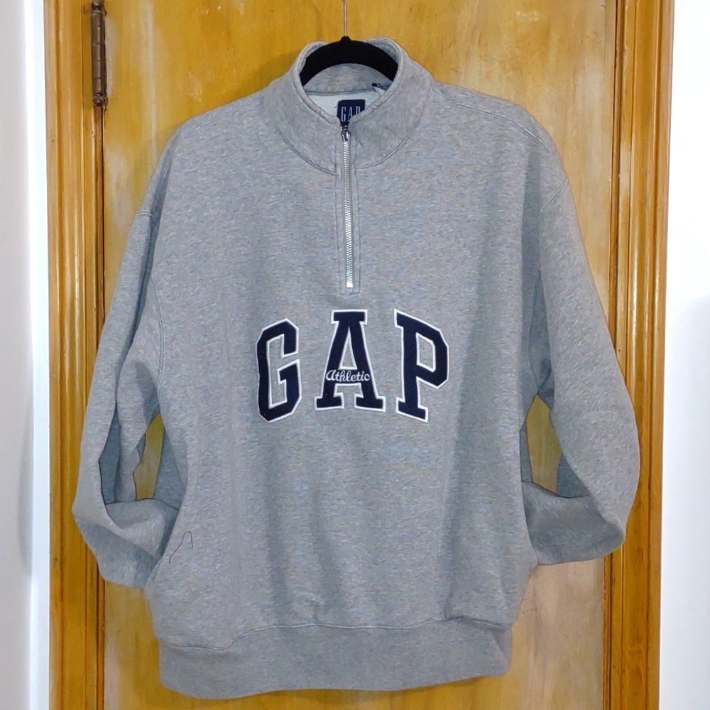 Gap quarter zip pullover sweatshirt